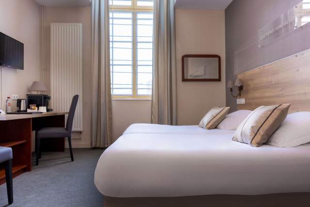Hotel BW Hermitage Montreuil 62 - lit deux places